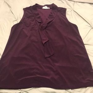 Burgundy top